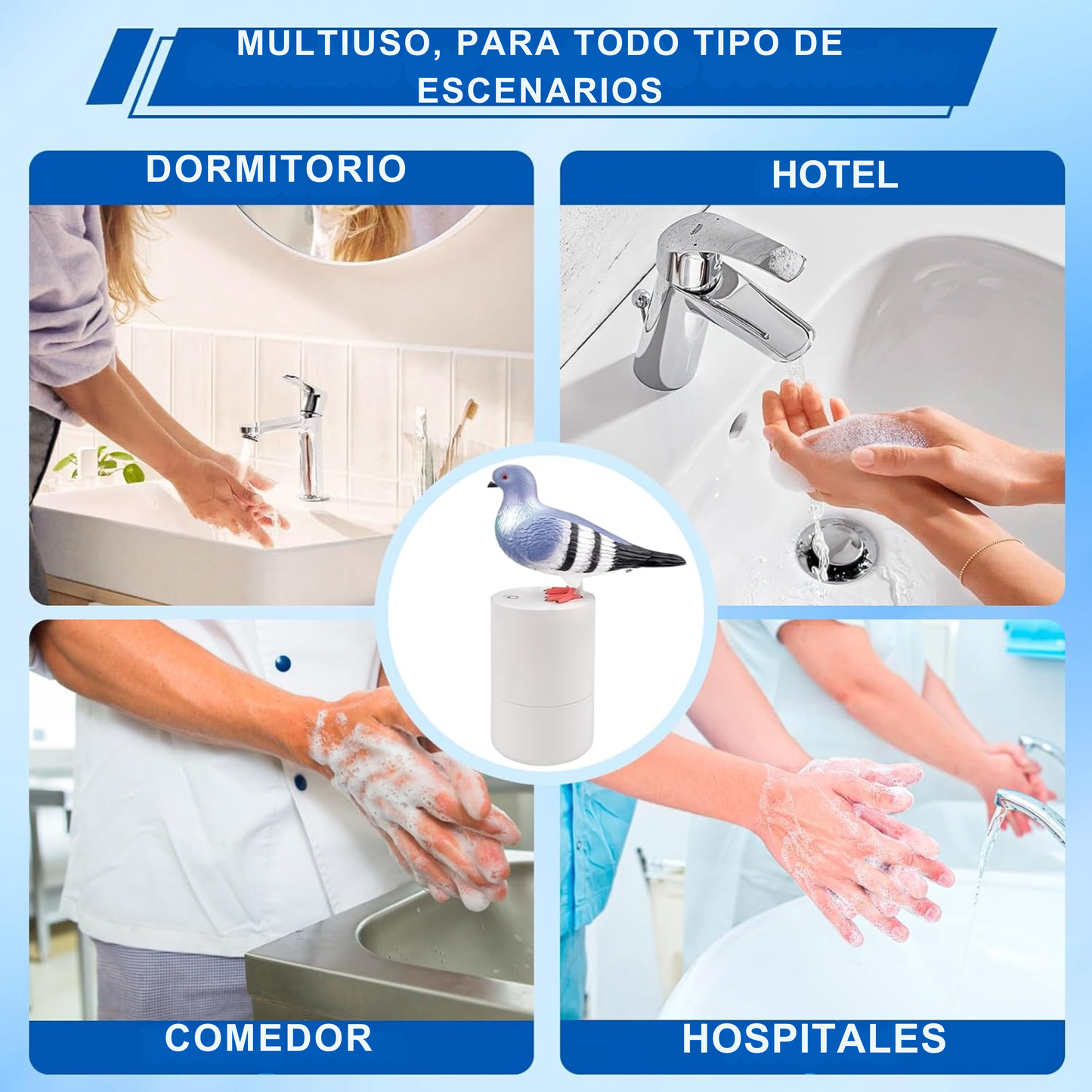 Surtidor De Jabón En Forma De Paloma