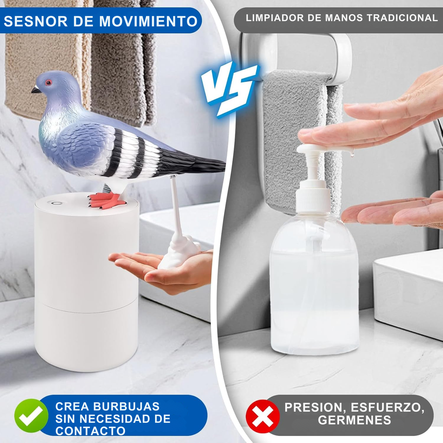 Surtidor De Jabón En Forma De Paloma