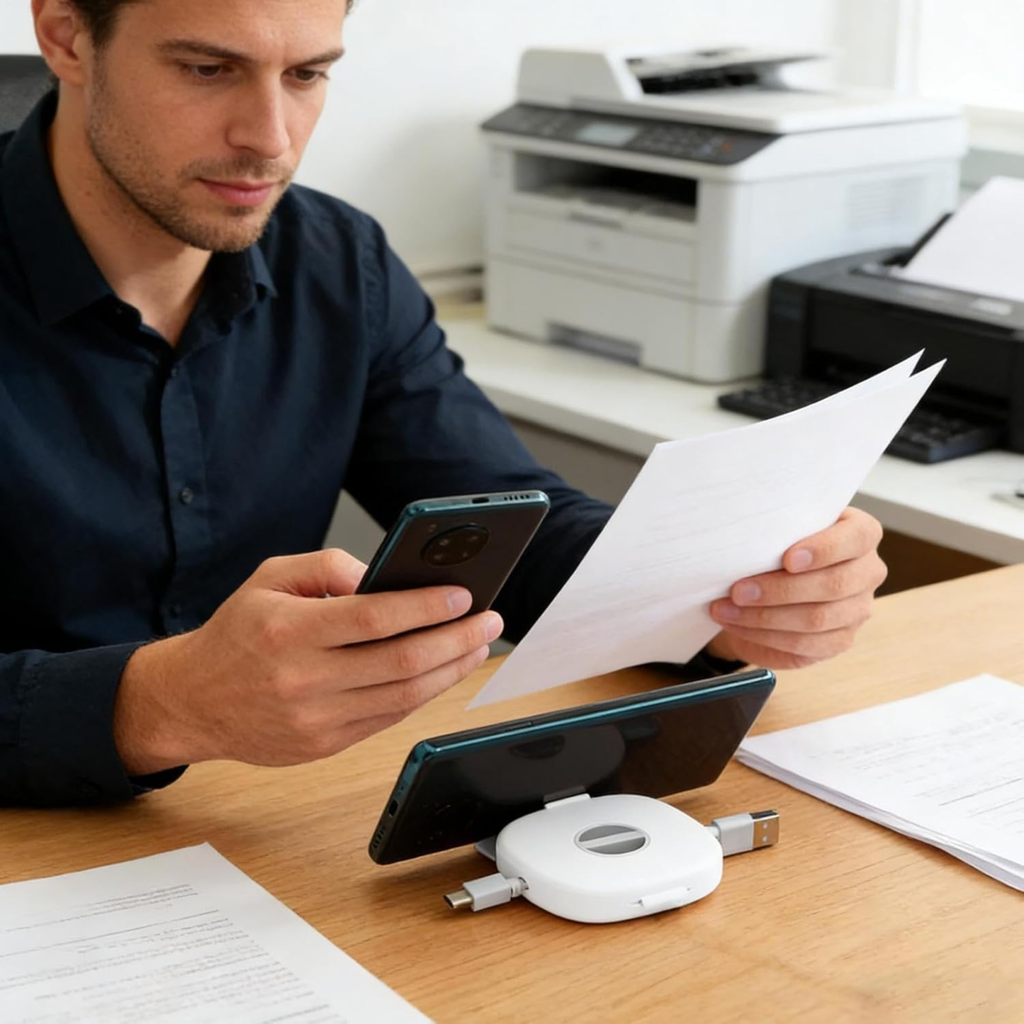 Organizador de cables portátil